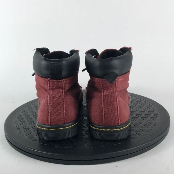 Dr. Martens Maelly Red Canvas Ankle Bouts Women’s Size 6 - Picture 6 of 12